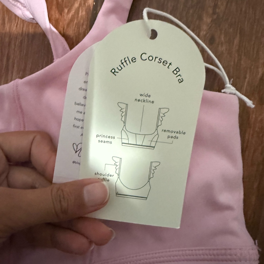 Pink Ruffle Strap Bra - Picture 7 of 10